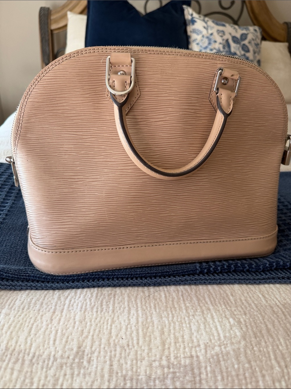 Louis Vuitton Alma Epi Leather Top-Handle